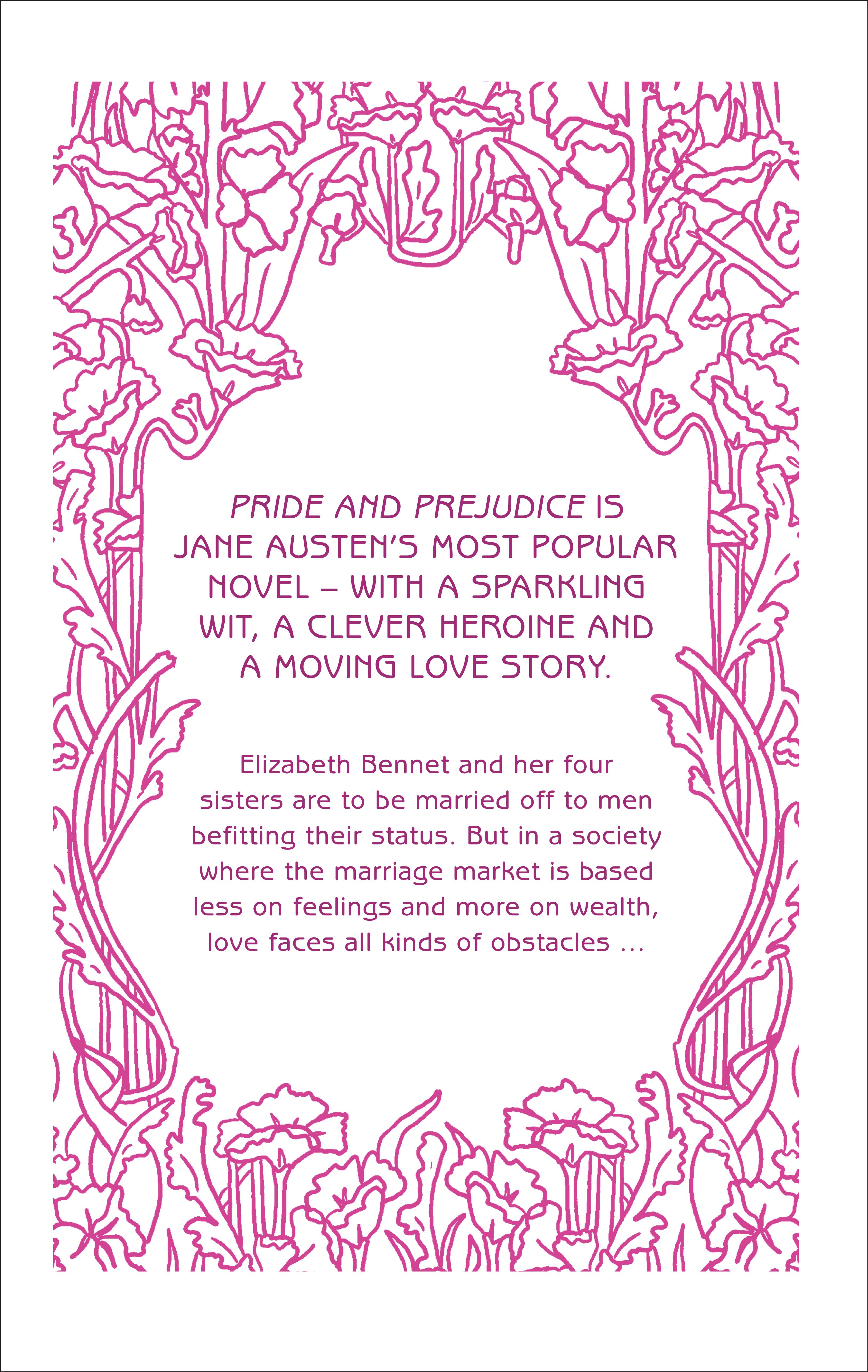 Rückseitencover Pride and Prejudice