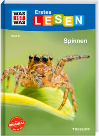 Vorderes Coverbild WAS IST WAS Erstes Lesen Band 24. Spinnen