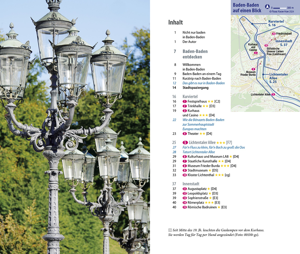 Beispielinhalt (Bild) Reise Know-How CityTrip Baden-Baden