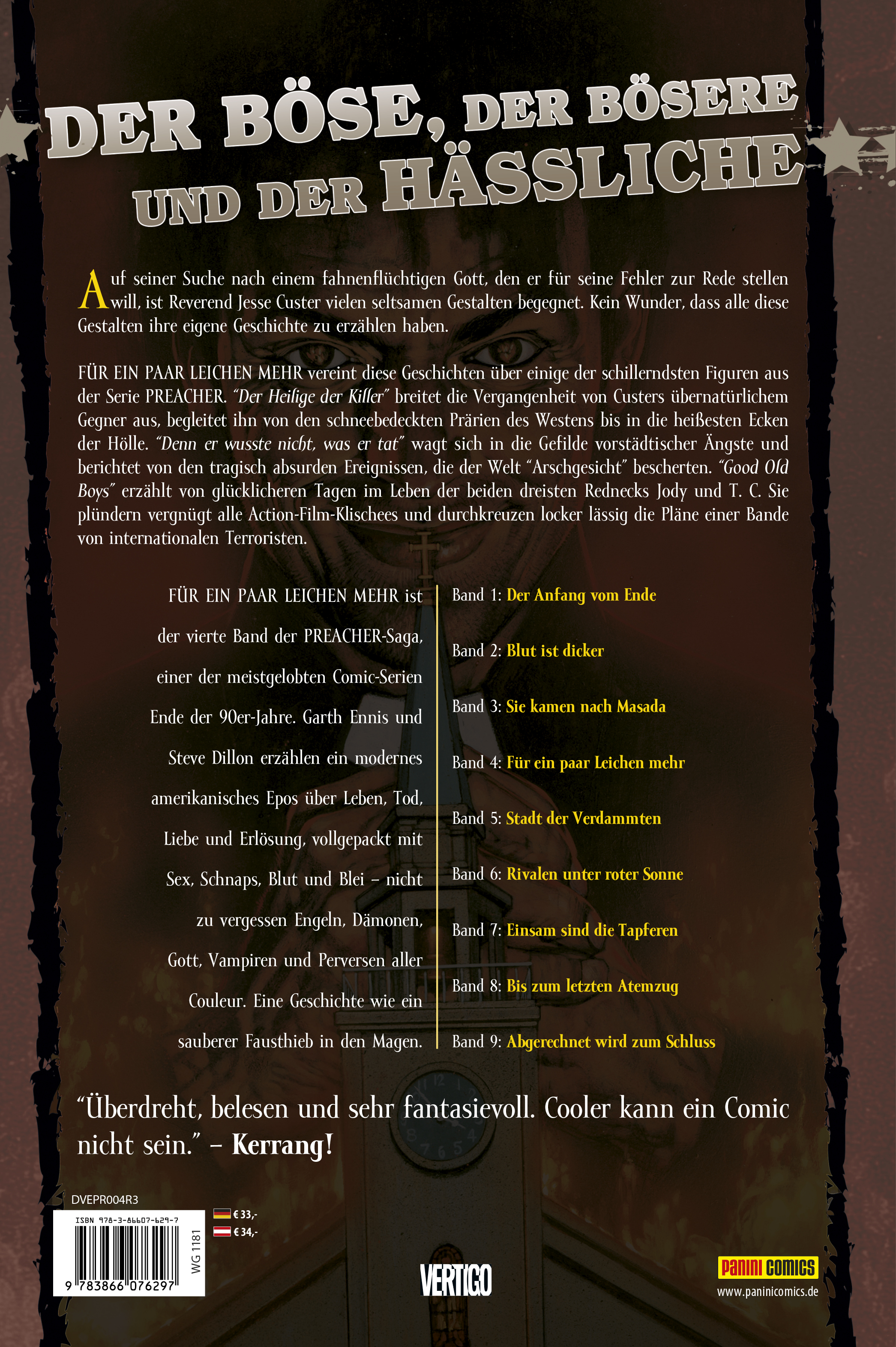Rückseitencover Preacher