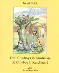 Vorderes Coverbild Drei Cowboys in Kurdistan /Sê Cowboy li Kurdistanê