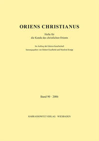 Oriens Christianus 90 (2006)