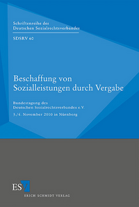 Vorderes Coverbild Beschaffung von Sozialleistungen durch Vergabe