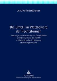 Vorderes Coverbild Die GmbH im Wettbewerb der Rechtsformen