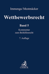 Vorderes Coverbild Wettbewerbsrecht Band 5: Beihilfenrecht