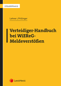 Vorderes Coverbild Verteidiger-Handbuch bei WiEReG-Meldeverstößen