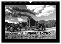 Vorderes Coverbild Kenworth W900A EXTHD - in schwarzweiß (Wandkalender 2026 DIN A3 quer), CALVENDO Monatskalender