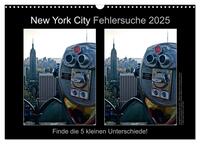 New York City Fehlersuche 2025 (Wandkalender 2025 DIN A3 quer), CALVENDO Monatskalender
