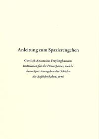 Anleitung zum Spazierengehen