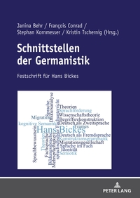Vorderes Coverbild Schnittstellen der Germanistik
