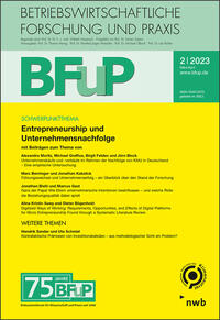 Entrepreneurship und Unternehmensnachfolge