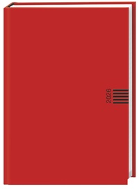 Vorderes Coverbild Tages-Cheftimer A5, rot 2026