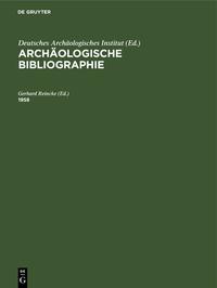 Archäologische Bibliographie / 1956
