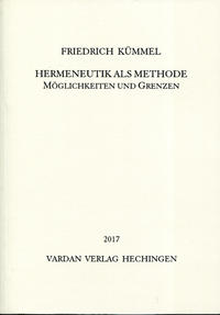 Hermeneutik als Methode