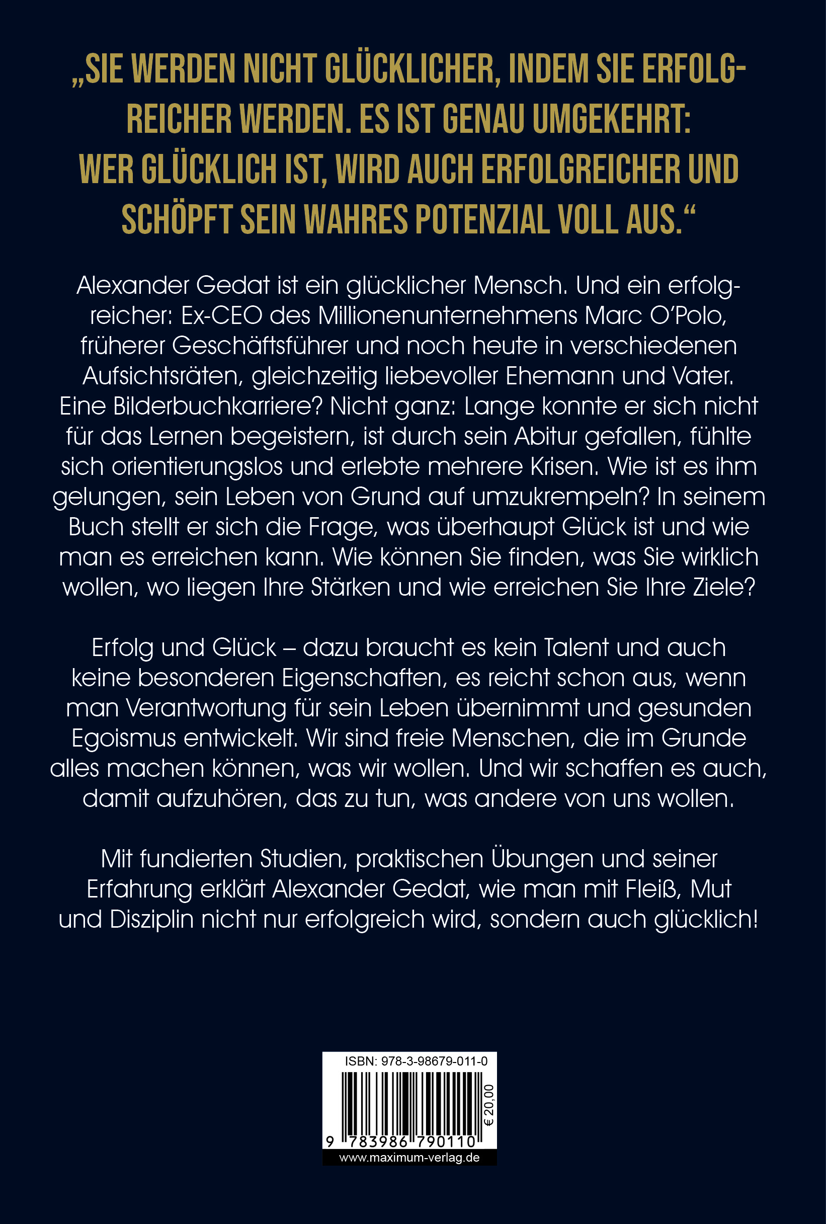 Mutig sein. Glücklich werden.