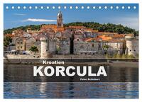 Kroatien - Korcula (Tischkalender 2025 DIN A5 quer), CALVENDO Monatskalender