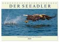 DER SEEADLER Ein Portrait des größten Greifvogels Mitteleuropas (Tischkalender 2026 DIN A5 quer), CALVENDO Monatskalender