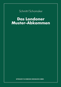 Vorderes Coverbild Das Londoner Muster-Abkommen