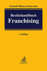 Vorderes Coverbild Rechtshandbuch Franchising