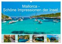 Mallorca - Schöne Impressionen der Insel (Wandkalender 2025 DIN A2 quer), CALVENDO Monatskalender