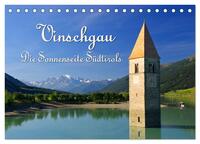 Vinschgau - Die Sonnenseite Südtirols (Tischkalender 2025 DIN A5 quer), CALVENDO Monatskalender