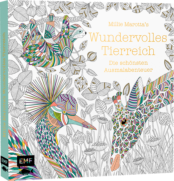 Millie Marotta's Wundervolles Tierreich – Die schönsten Ausmal-Abenteuer