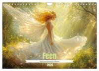 Feen - Naturverbundene Wesen (Wandkalender 2026 DIN A4 quer), CALVENDO Monatskalender