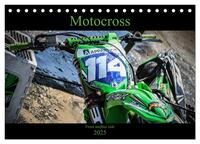 Motocross From another side 2025 (Tischkalender 2025 DIN A5 quer), CALVENDO Monatskalender