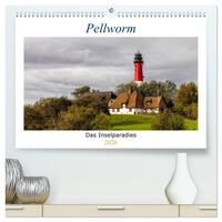 Pellworm - Das Inselparadies (hochwertiger Premium Wandkalender 2026 DIN A2 quer), Kunstdruck in Hochglanz