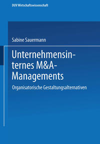 Unternehmensinternes M&A-Management