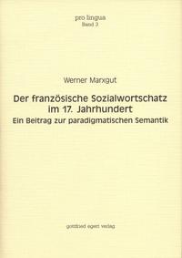 Der französische Sozialwortschatz im 17. Jahrhundert