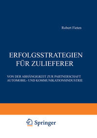Erfolgsstrategien für Zulieferer