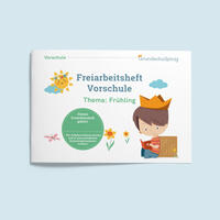 Freiarbeitsheft Frühling (Vorschule)