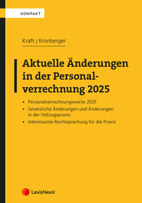 Vorderes Coverbild Aktuelle Änderungen in der Personalverrechnung 2025
