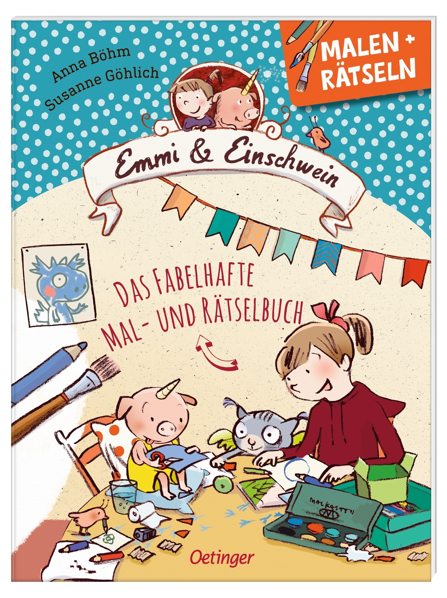 Emmi & Einschwein. Das fabelhafte Mal- und Rätselbuch