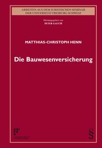 Vorderes Coverbild Die Bauwesenversicherung