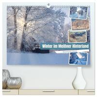 Winter im Meißner Hinterland (hochwertiger Premium Wandkalender 2026 DIN A2 quer), Kunstdruck in Hochglanz