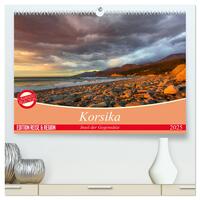 Korsika - Insel der Gegensätze (hochwertiger Premium Wandkalender 2025 DIN A2 quer), Kunstdruck in Hochglanz