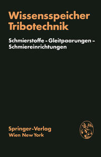 Vorderes Coverbild Wissensspeicher Tribotechnik