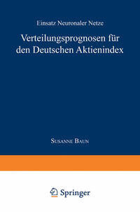 Vorderes Coverbild Verteilungsprognose für den Deutschen Aktienindex