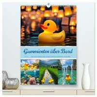 Vorderes Coverbild Gummienten über Bord (hochwertiger Premium Wandkalender 2026 DIN A2 hoch), Kunstdruck in Hochglanz