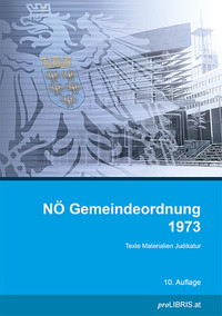 Vorderes Coverbild NÖ Gemeindeordnung 1973