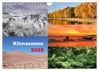 Klimazonen 2025 (Wandkalender 2025 DIN A4 quer), CALVENDO Monatskalender