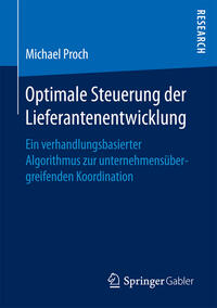 Vorderes Coverbild Optimale Steuerung der Lieferantenentwicklung
