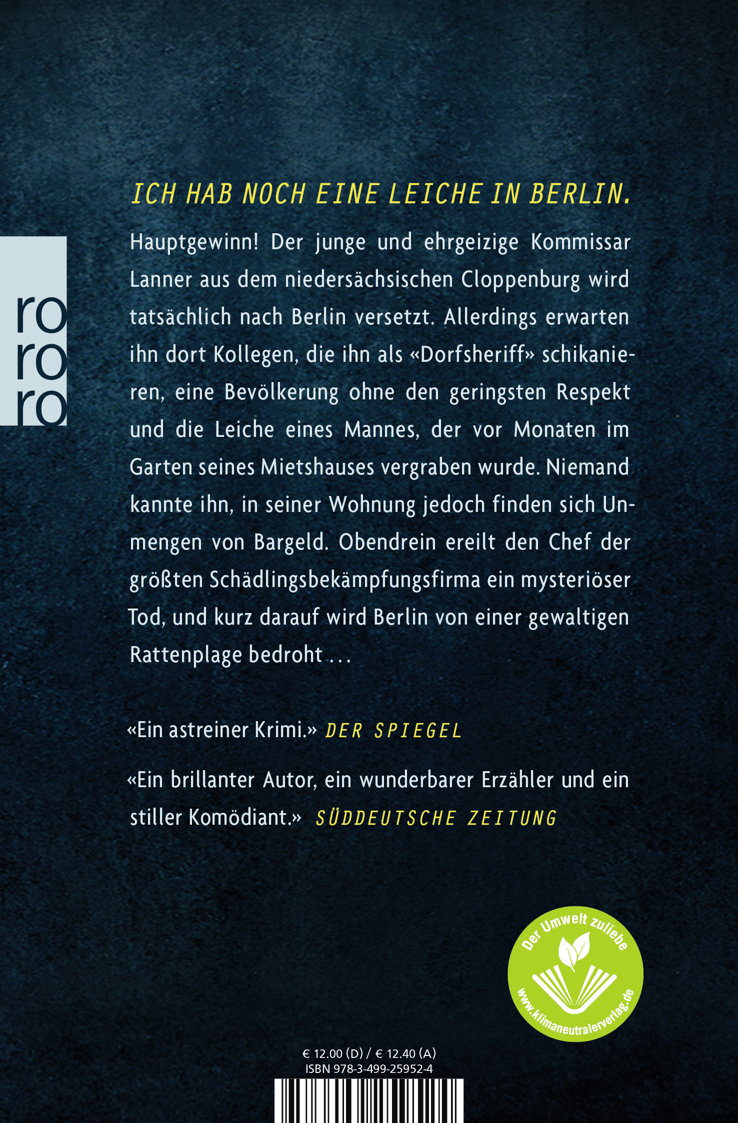 Rückseitencover Der König von Berlin