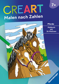 Vorderes Coverbild CreArt Malen nach Zahlen ab 7: Pferde