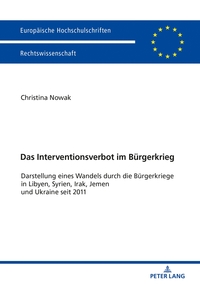Das Interventionsverbot im Bürgerkrieg