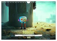 Roboter - Computerträume aus der KI (Wandkalender 2026 DIN A4 quer), CALVENDO Monatskalender
