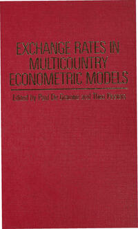 Vorderes Coverbild Exchange Rates in Multicountry Econometric Models