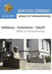 Vorderes Coverbild Quatuor Coronati Jahrbuch für Freimaurerforschung Nr. 54/2017